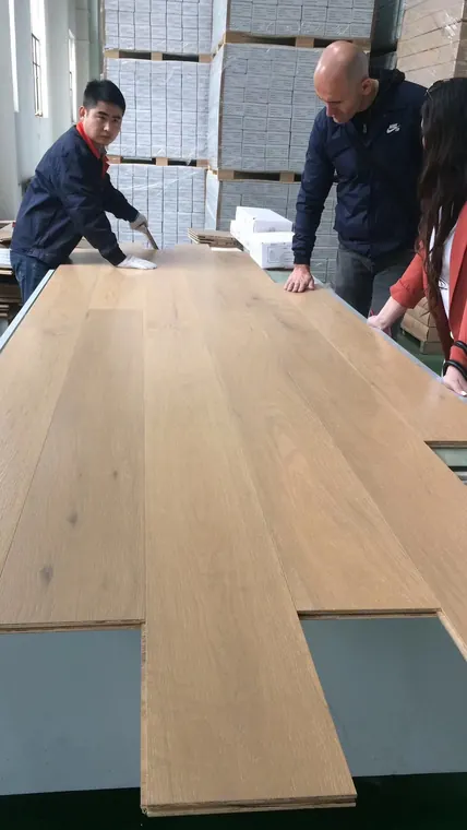 Inspection of flooring boards